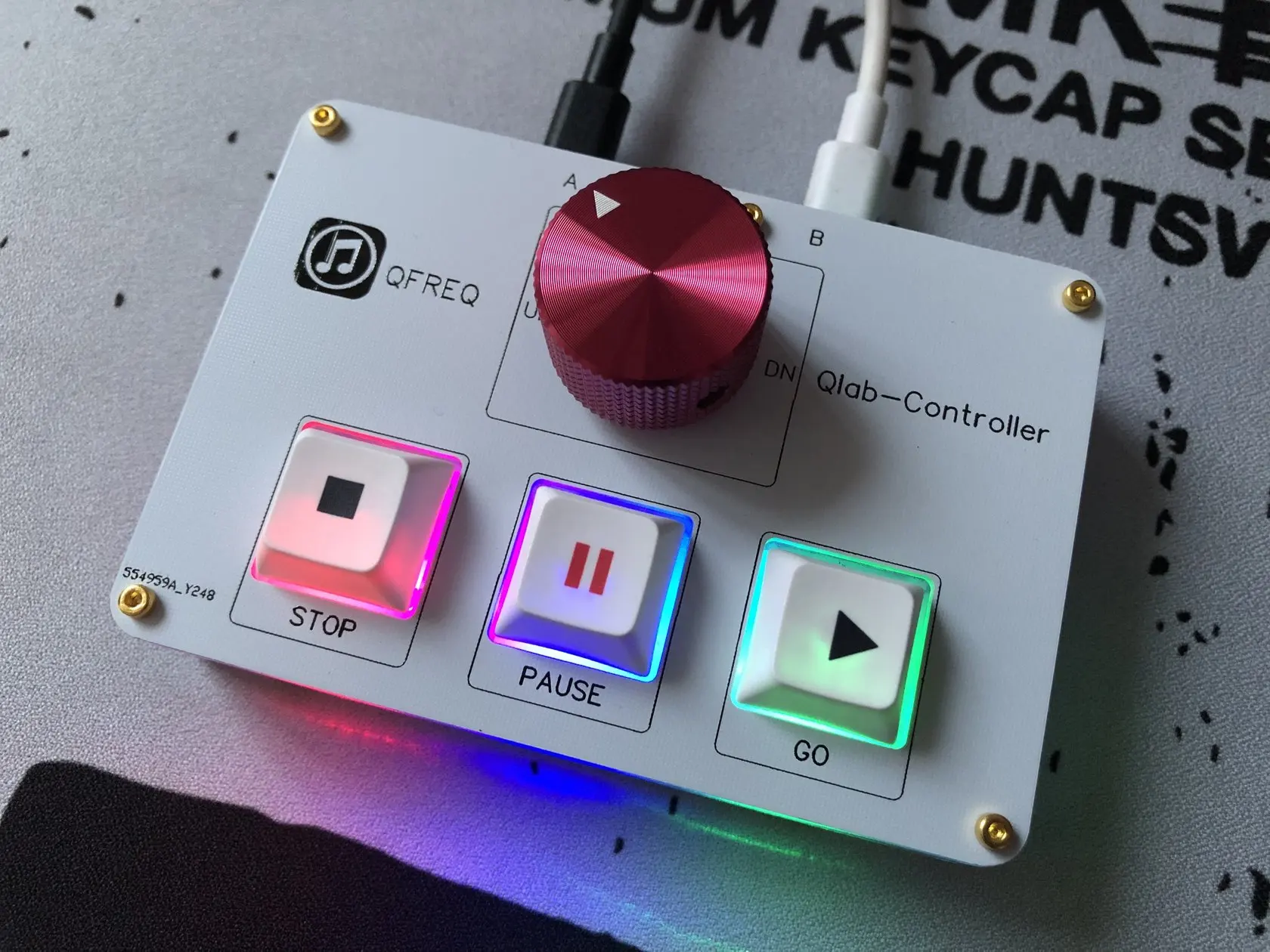 КОНТРОЛЕР QLAB Контроллер с двойным управлением Управление воспроизведением