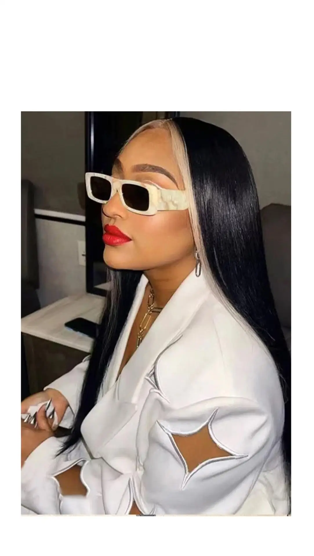 Women Pant Suit Double Breasted Hollow Out Womens Suits Blazer With Pants Fashion Loose Long Blazer Pant Suit Set 2023