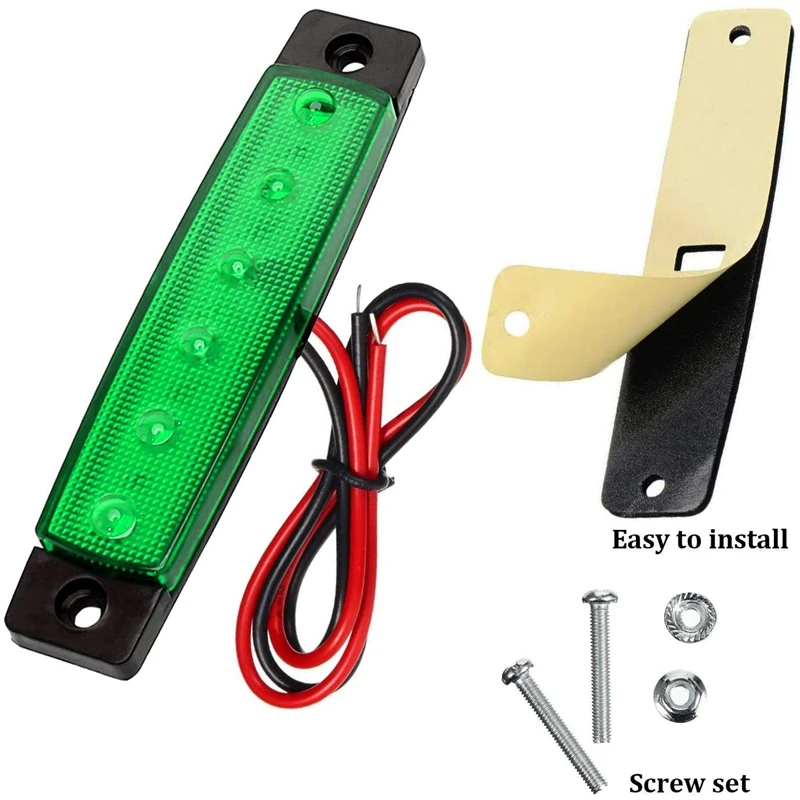 10X светодиодные фонари Rock полосные огни колодезные водонепроницаемые 6