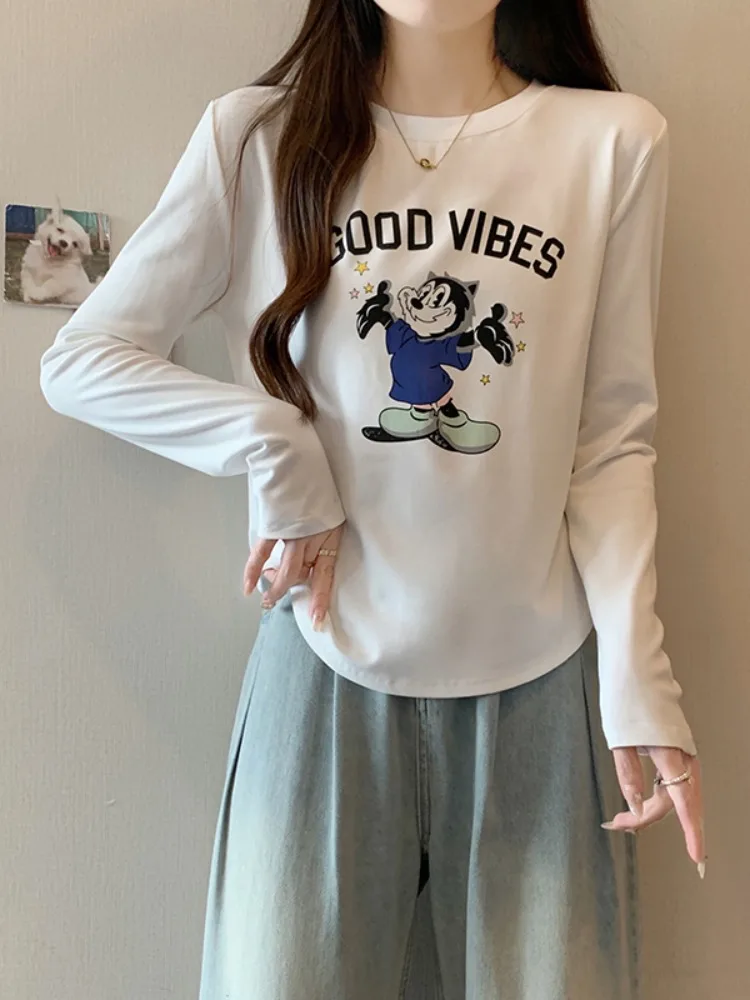 Женская одежда больших размеров осень и зима новинка для похудения облегающая