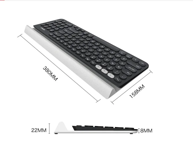 

Беспроводная клавиатура K780 для ПК, компьютера, телефона, планшета, полноразмерная Бесшумная клавиатура, совместимая с Windows, Mac