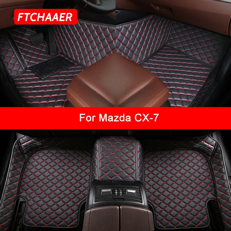 

FTCHAAER Custom Car Floor Mats For Mazda CX-7 CX7 Auto Accessories Foot Carpet