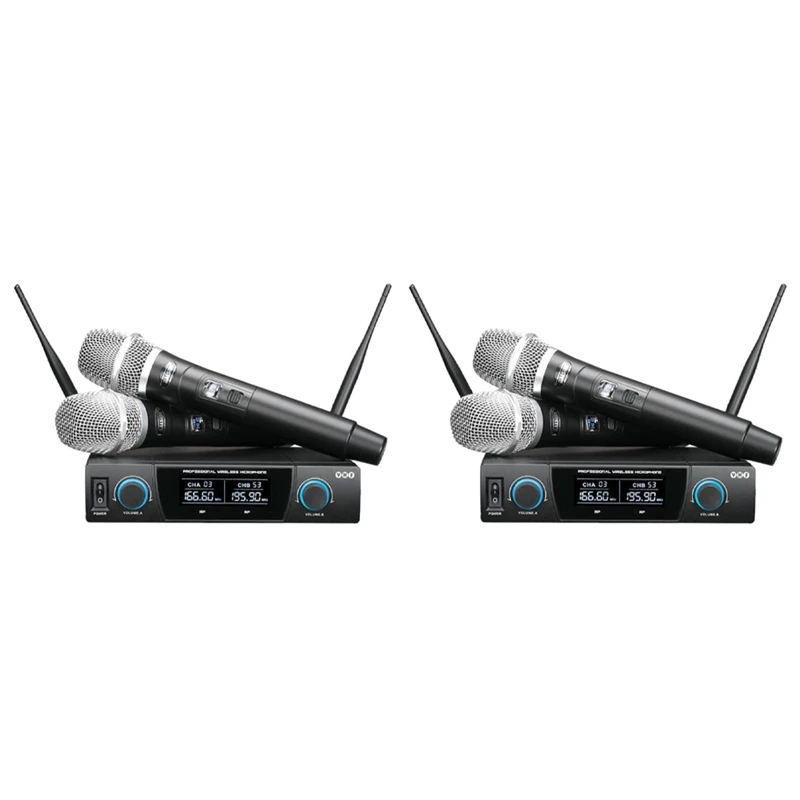 

Handheld One For Two VHF Microphones Stage Wireless Microphone Microphone KTV Microphone Wireless Microphone