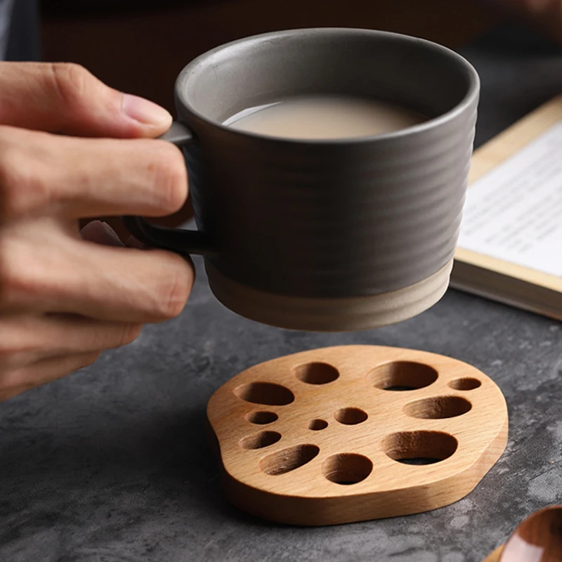 Подставки под кружку деревянные 3 шт. | Дом и сад