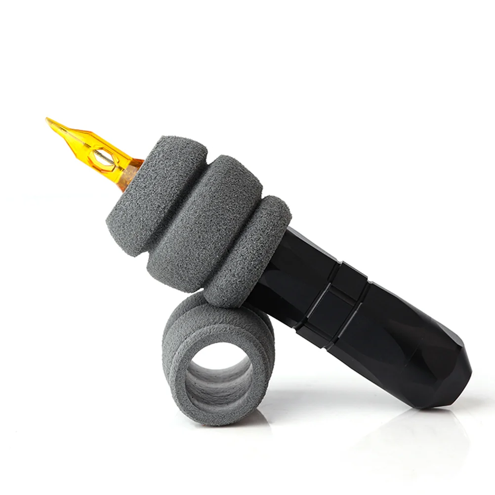 

5 Pcs Protective Case Cleaning Supplies Tattoo Machine Grip Cover Anti-Shock Handle