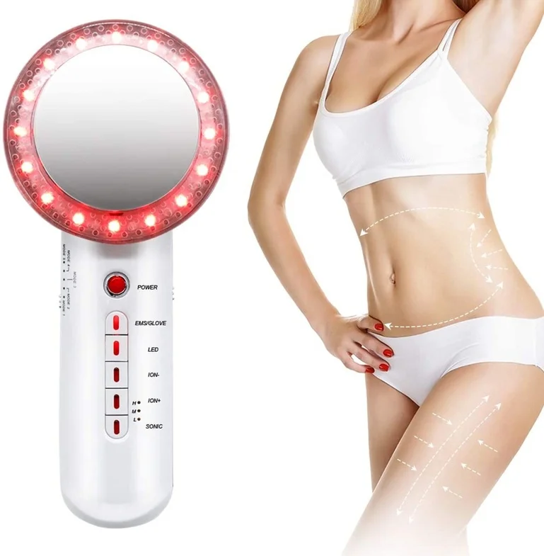 Newest Arrival Portable Ultrasound 3 In 1 Multi-Functional Handheld Slimming Beauty Machine Ems Slimming Massager