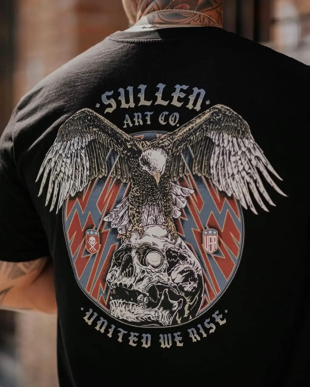 Sullen Мужская татуировка стиль жизни Графический Тройник