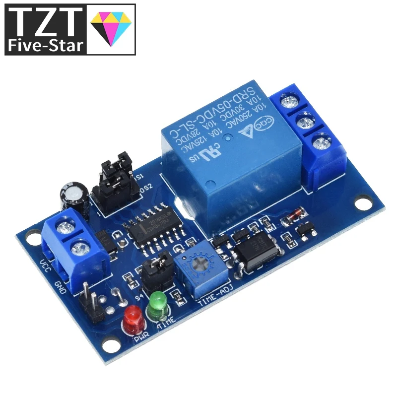 Релейный модуль времени постоянного тока 5 В 12 реле с нормальной задержкой