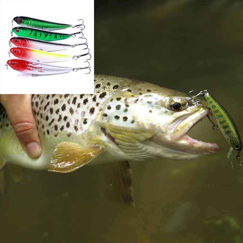 

Pencil Lure Fishing Bait 110mm 16.5g Artificial Hard Lures Minnow Baits Floating Topwater Surface Fishing Tackle