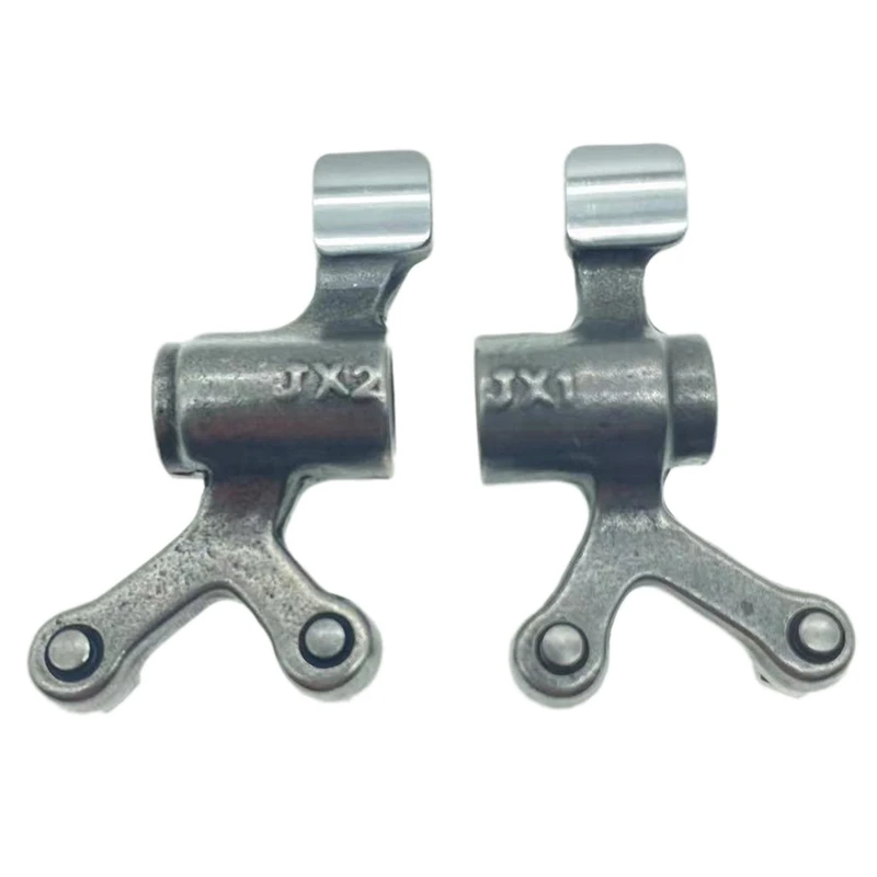 2 PCS Motorcycle Rocker Arm Assembly Assy Silver Iron Engine Parts For DAELIM VF125 VF 125 125Cc