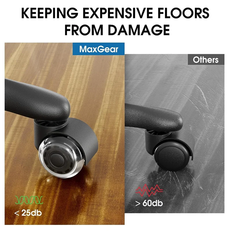 Колеса для офисного стула 2-дюймовые сменные мягкие бесшумные настольные ролики