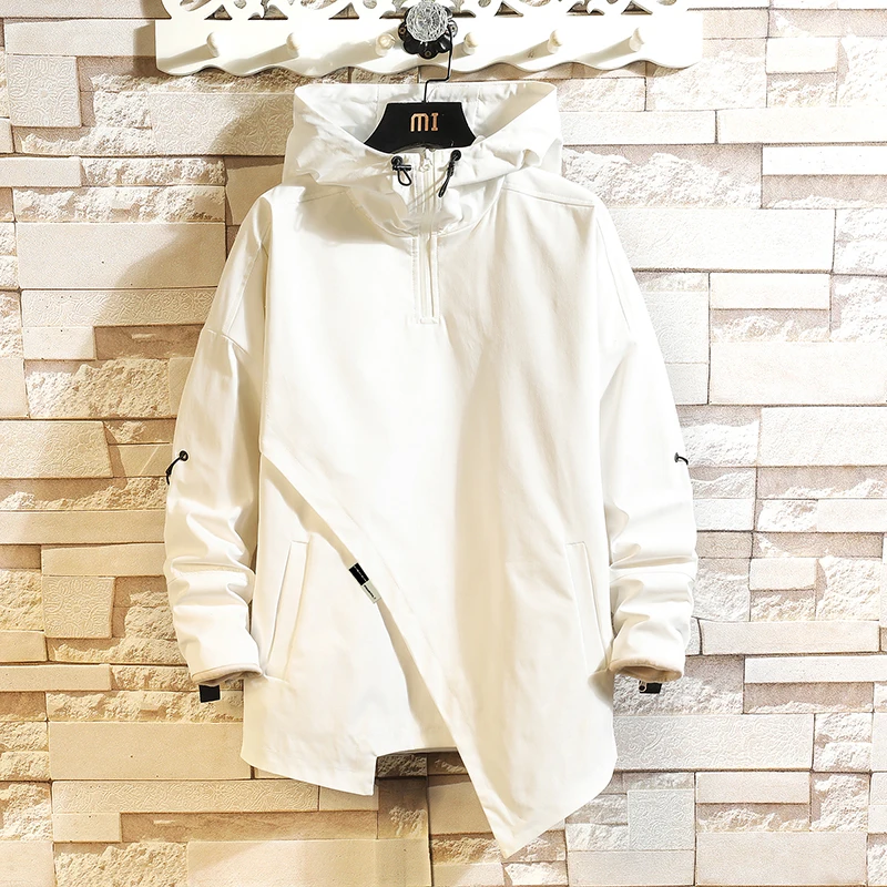 Winter New Men Parkas Warm Casual Puffer Jackets Men's Streetwear Down Parka Coats Solid Cotton Padded Outerwear Windbreaker