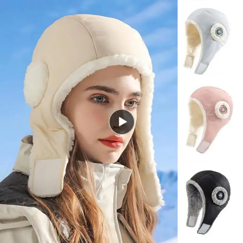 

Riding Hat Tough Texture Elegant Warm Hat Clean And Smooth Good Water Absorption Down Hat Winter Hats Ear Cap Lei Feng Hat