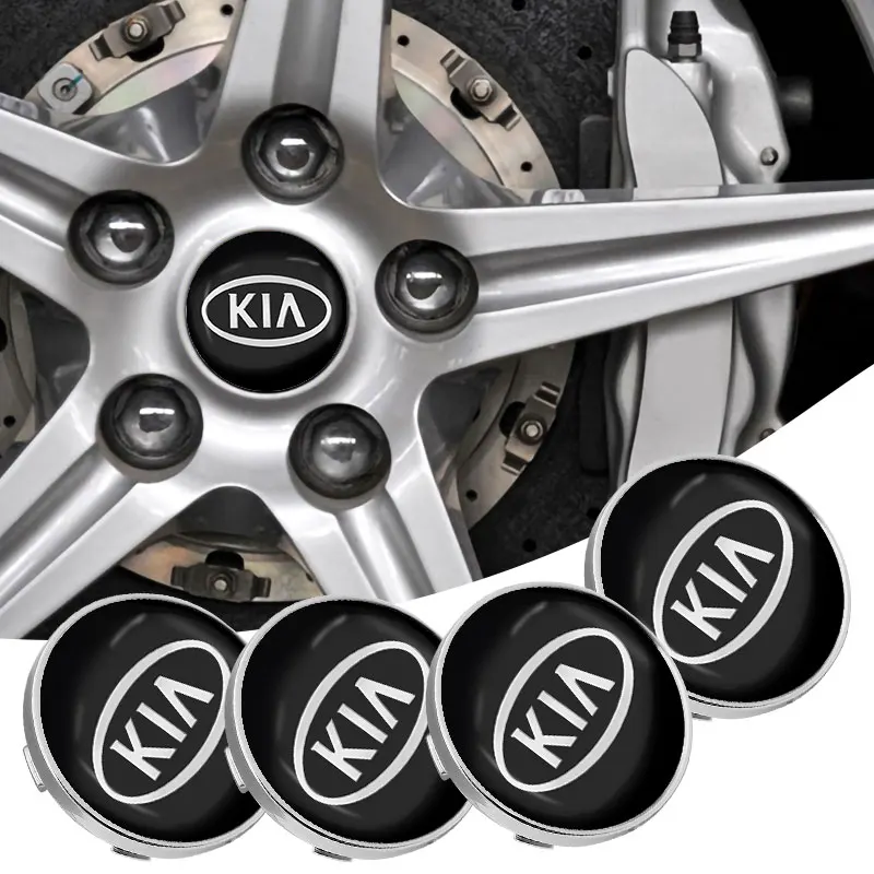 

New Car Styling Car Rims Caps Center Cover Wheel Center Hub Caps Emblem For Kia Rio Ceed Sportage Cerato Soul Sorento K2 K5 Flip