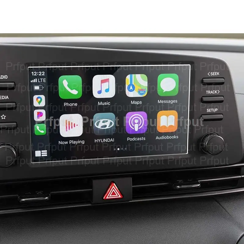 

Защитная пленка для экрана из закаленного стекла для Hyundai Elantra 2021-2024, 8 дюймов, автомобильная информационная система, радио, GPS-навигация, интерьер