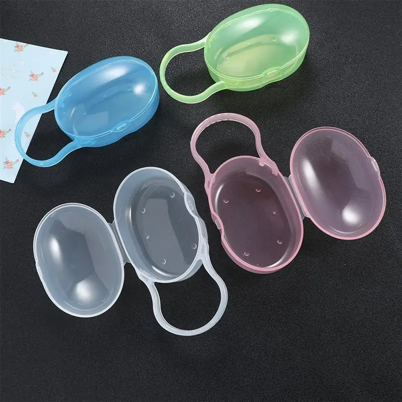

5PCS Baby Pacifier Container Dustproof Baby Pacifier Storage Box Portable Baby Pacifier Protective Case for Infant Newborns Use
