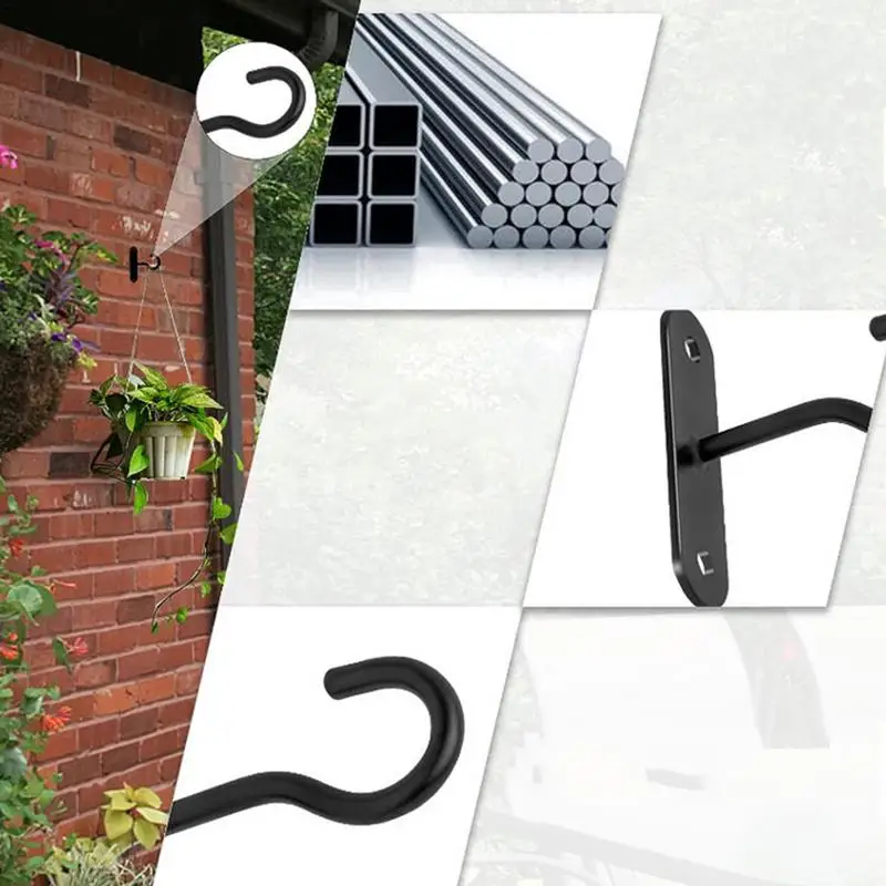 Металлические крючки для растений 2 шт. настенный держатель настенная вешалка