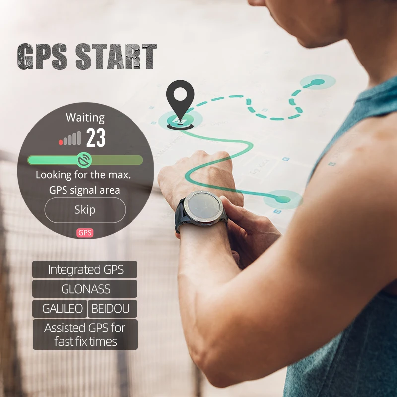 NORTH EDGE 2022 New Sports Smart Watch GPS GLONASS GALILEO Heart Rate SpO2 VO2max Stress 120+ Mode 18days Standby Compass | Электроника