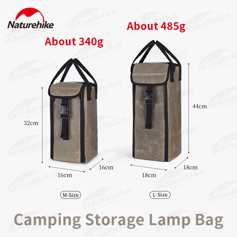 

Ультралегкая сумка для хранения ламп Naturehike 7.5L/12.5L влагостойкая Холщовая Сумка для топливного бака, защита для бутылки воды, инструменты