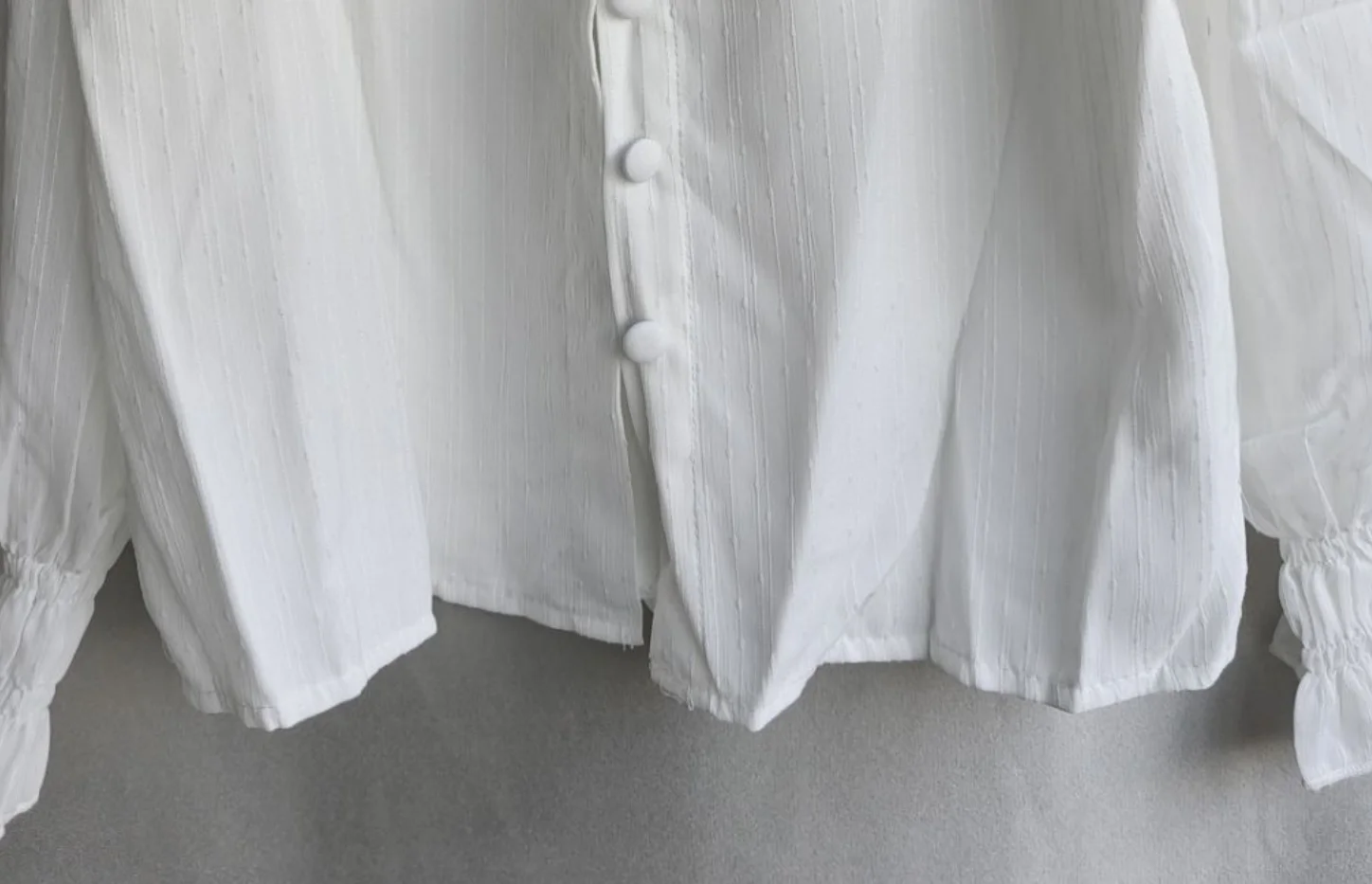 Летняя универсальная блузка женские рубашки с рюшами и пышными рукавами 2024 Blusas