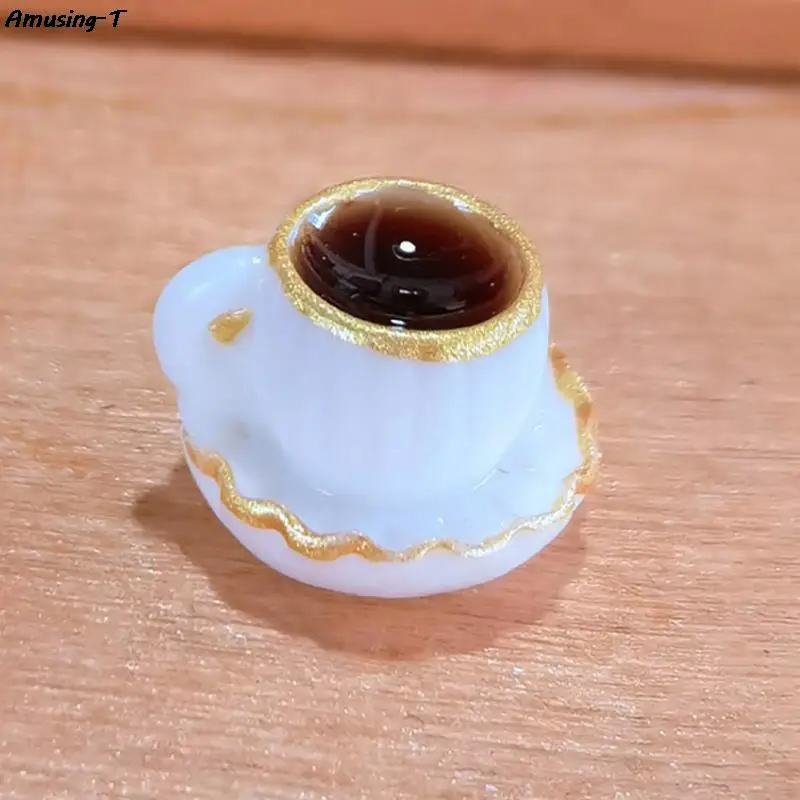 

1PC Doll House Mini Home Decoration Mini Coffee Cup Shooting Scene Props Doll House Decoration miniature dollhouse coffee