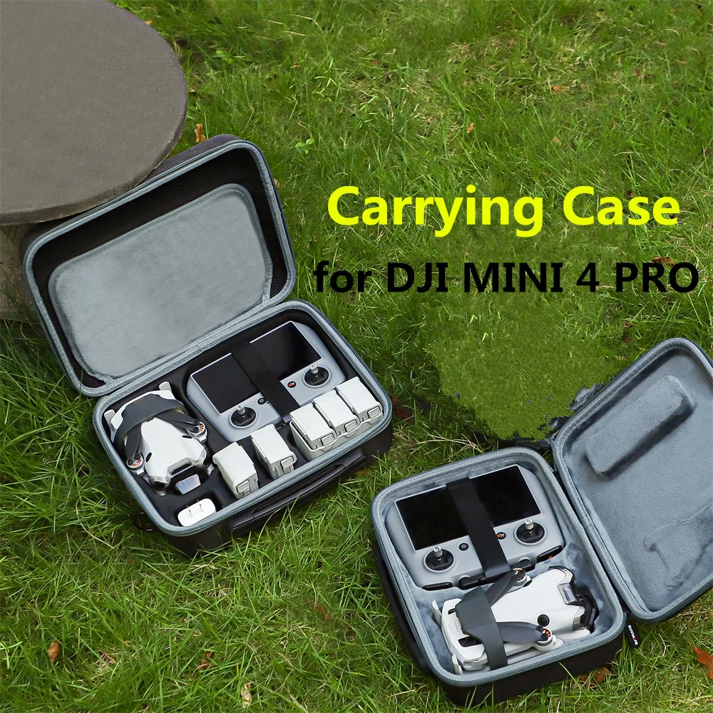 

Storage Bag For DJI Mini 4 Pro Portable Storage Nylon Shoulder Hand Strap Carrying Case Box for RC2/RCN2 Remote Accessories