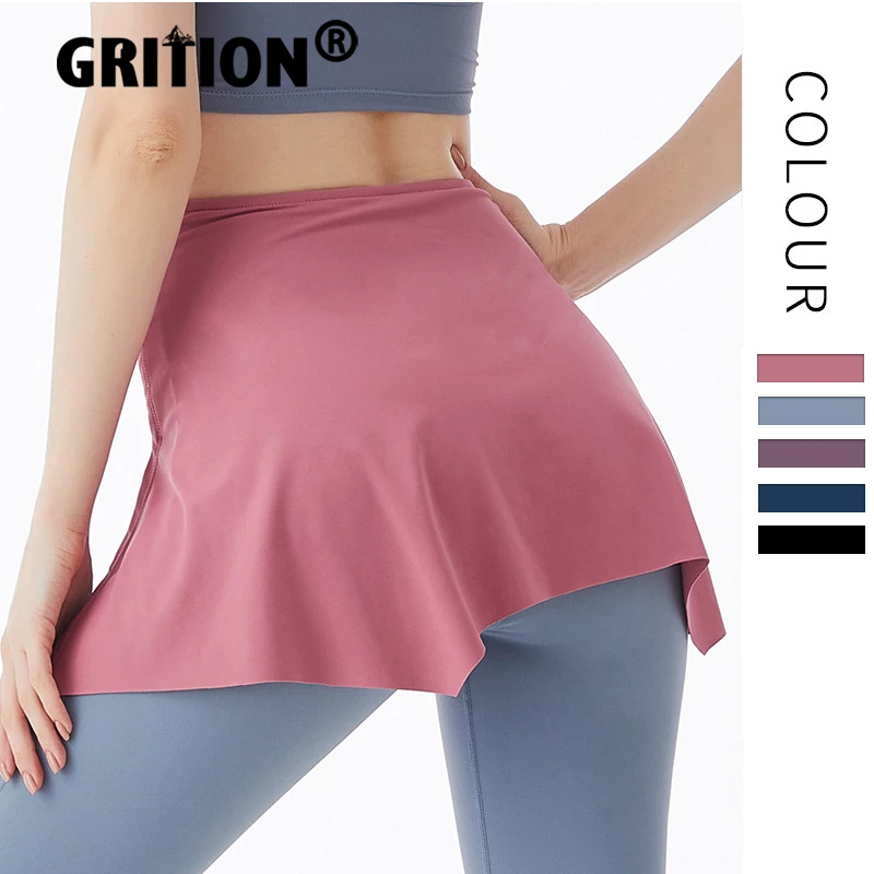 GRITION Womens Tennis Short Shirts Golf Dress Pants Padel Female Sport Runing Fitness High Waist Min