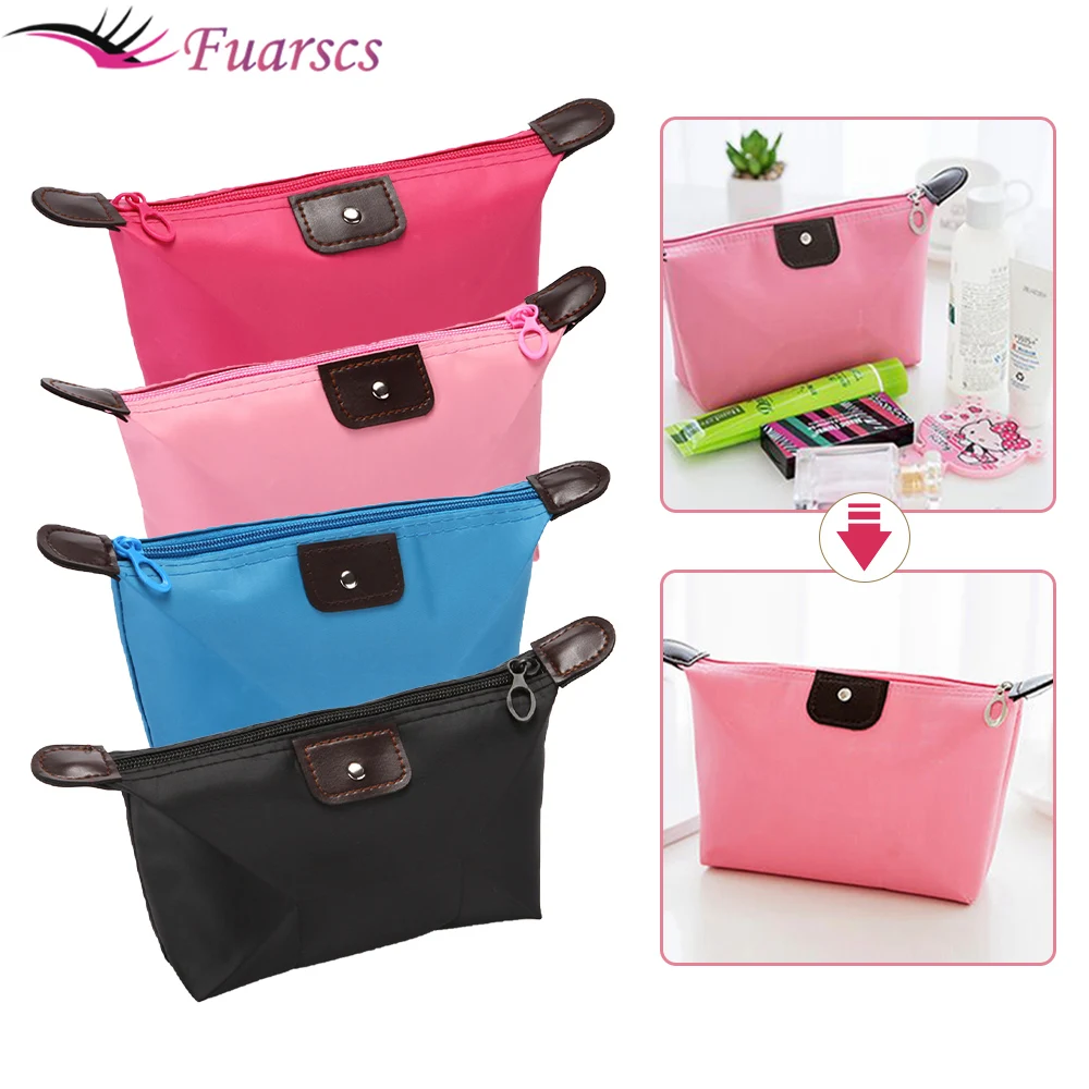 Женская дорожная косметичка органайзер для косметики на молнии