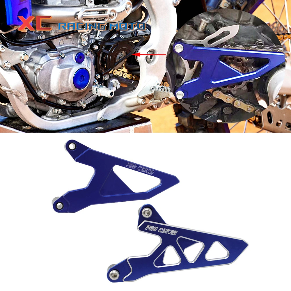 Cubierta de piñón delantero de motocicleta CNC, Protector de cadena para Yamaha YZ250F, YZ450F, YZ250FX, YZ450FX, WR250F, WR450F, 2014-2020
