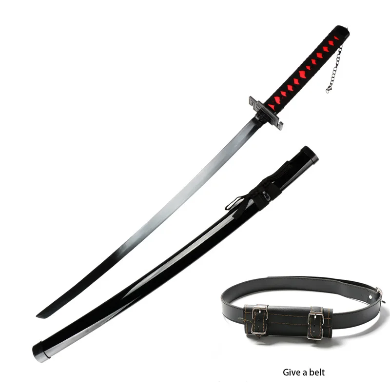 

Bleach Anime Cosplay Sword Kurosaki ichigo Japanese Katana Wood Swords Weapon