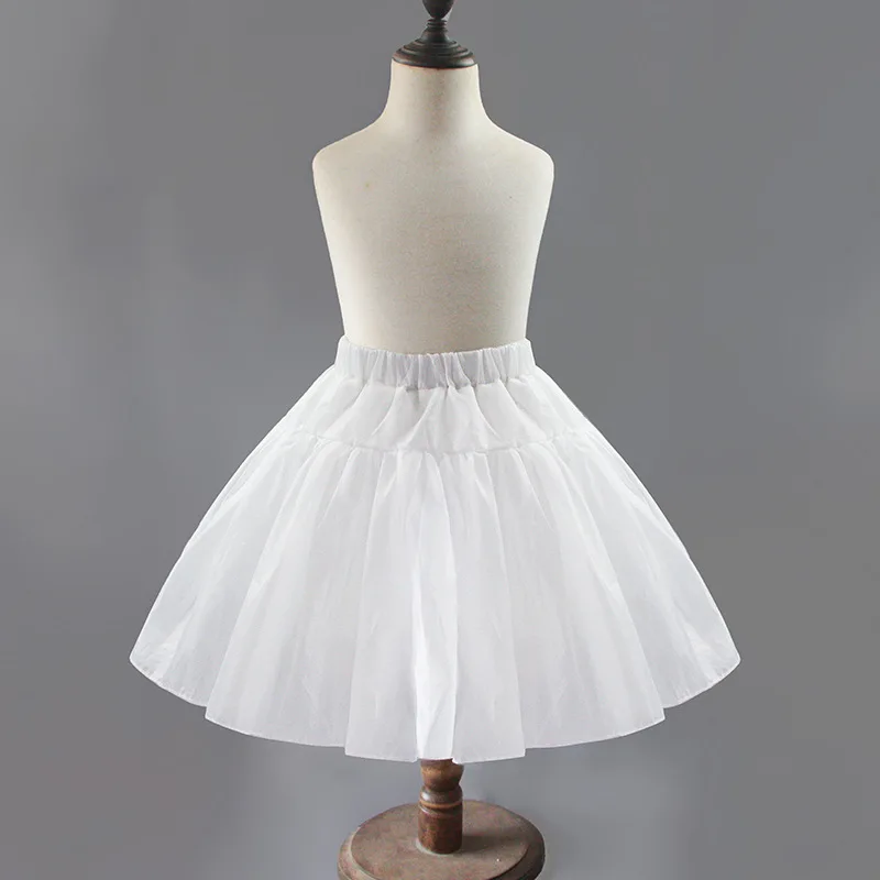 

Flower Girls Petticoat Underskirt Cosplay Party Short Dress Jupon Enfant Fille Lolita Ballet Tutu Skirt Enaguas Sottogonna Mini