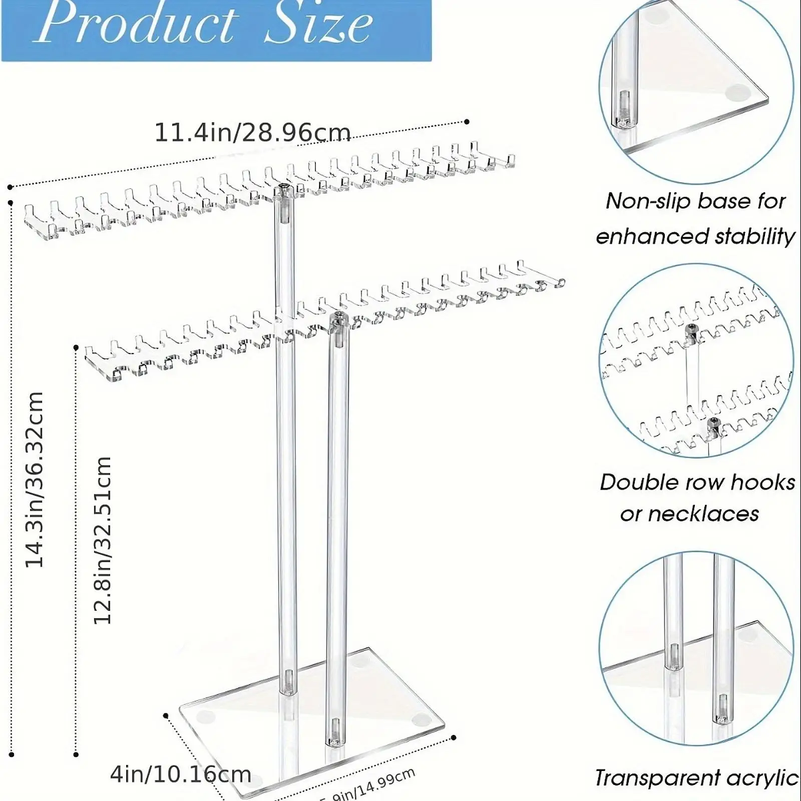 Органайзер для ожерелья стеллаж демонстрации ювелирных изделий витрина простой