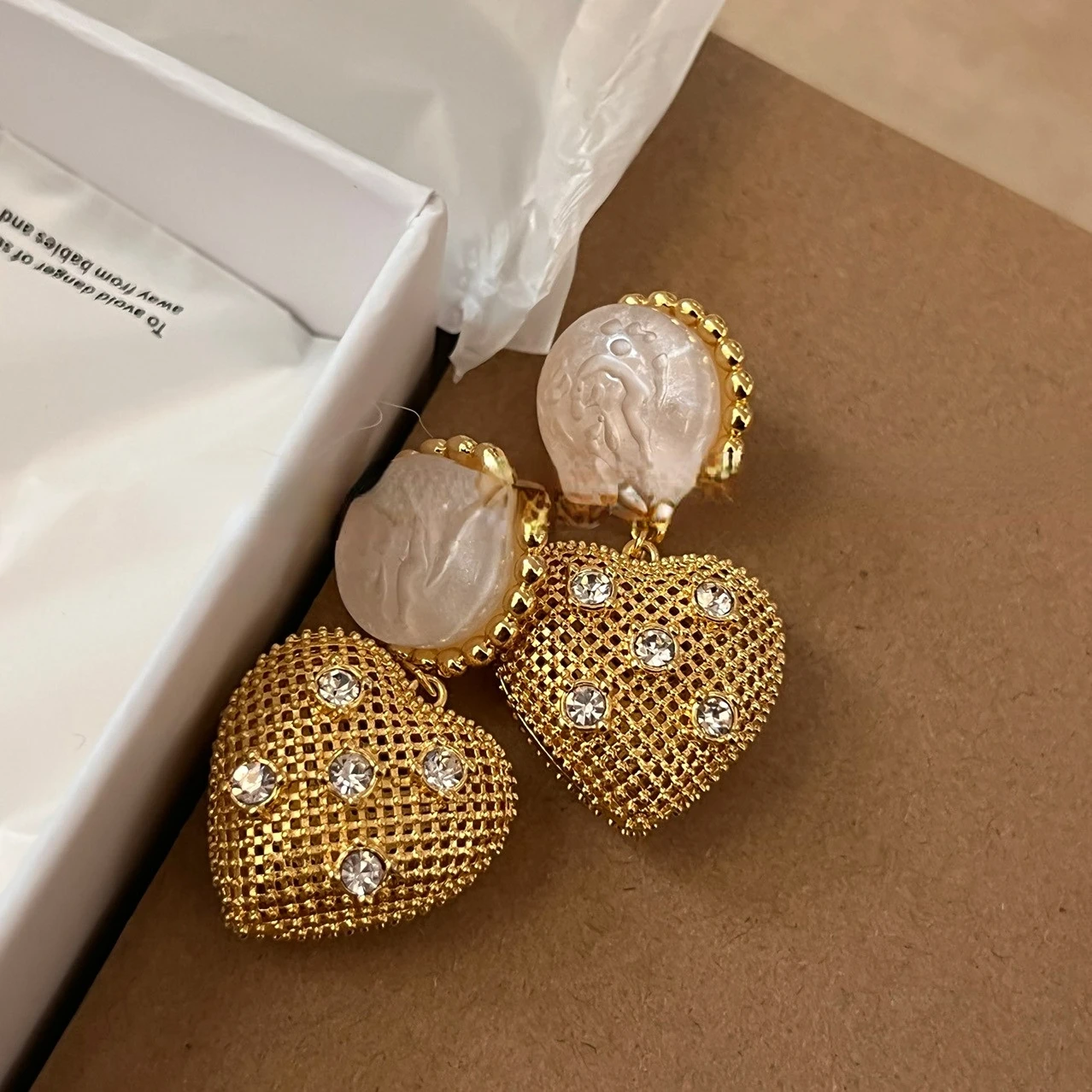 

Винтажные плетеные серьги-подвески в виде сердца, вогнутые-выпуклые качественные женские серьги