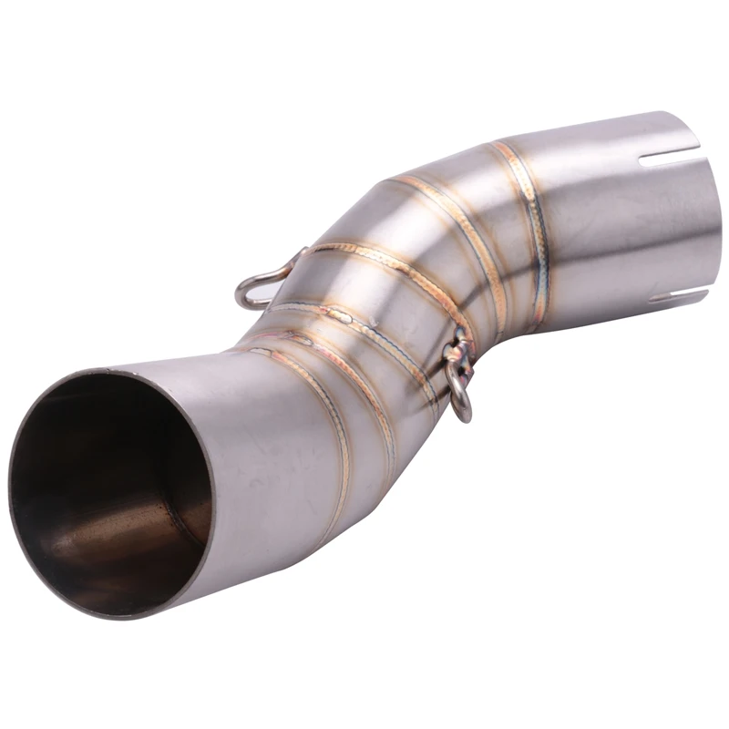 

Motorcycle Motorbike Middle Exhaust Middle Mid Link Pipe Connector For Kawasaki Z900 2017-2018 Without Exhaust Muffler