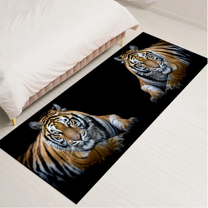 Современный кухонный коврик для входной двери в спальню тигровый фланелевый