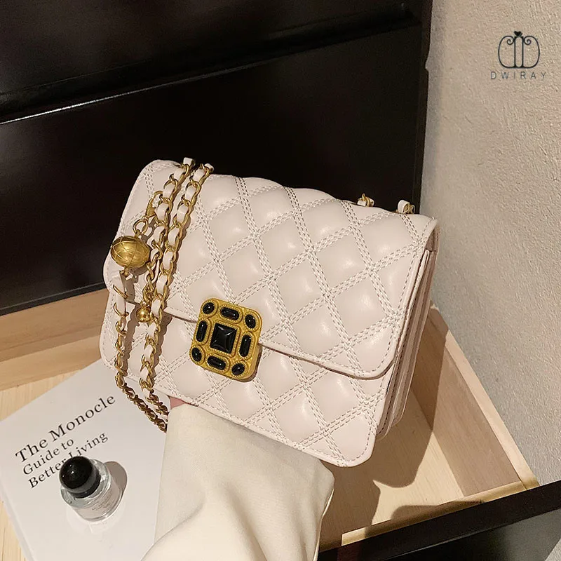 Сумки на цепочке для женщин сумка через плечо из искусственной кожи с