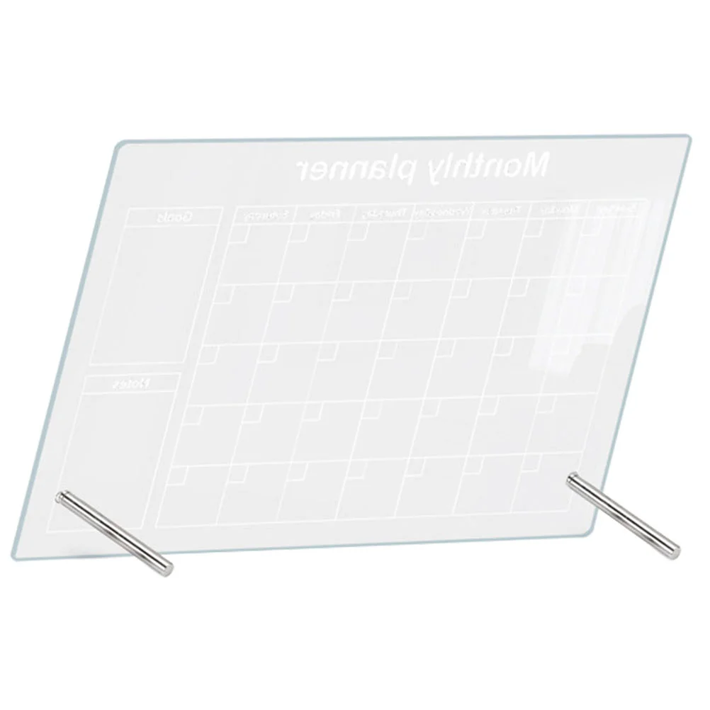 

1 Set of Planning Board for Table To Do List Board Plans Writing Board Clear Board Erasable Memo Board