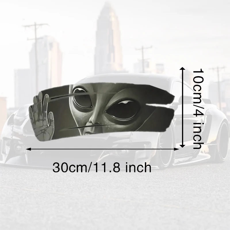 

Имитация ужасов внешнего вида, декоративные наклейки, украшение для автомобиля, ламинированная наклейка на мотоцикл, прицеп