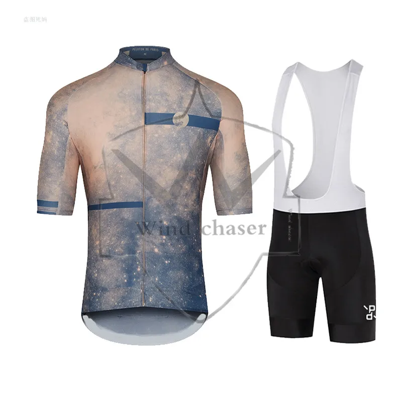 

2022 Summer Cycling Jersey Set Breathable MEN Bicycle Cycling Clothing Mountain Bike Wear Clothes Ropa Ciclismo PELOTON DE PARIS