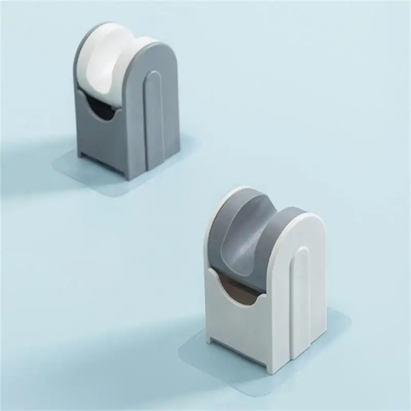 

Hole-free Wall-type Two-color Bathroom Storage Plastic Shower Bracket Wall-mounted Traceless Non-marking Shower Base Shower Base