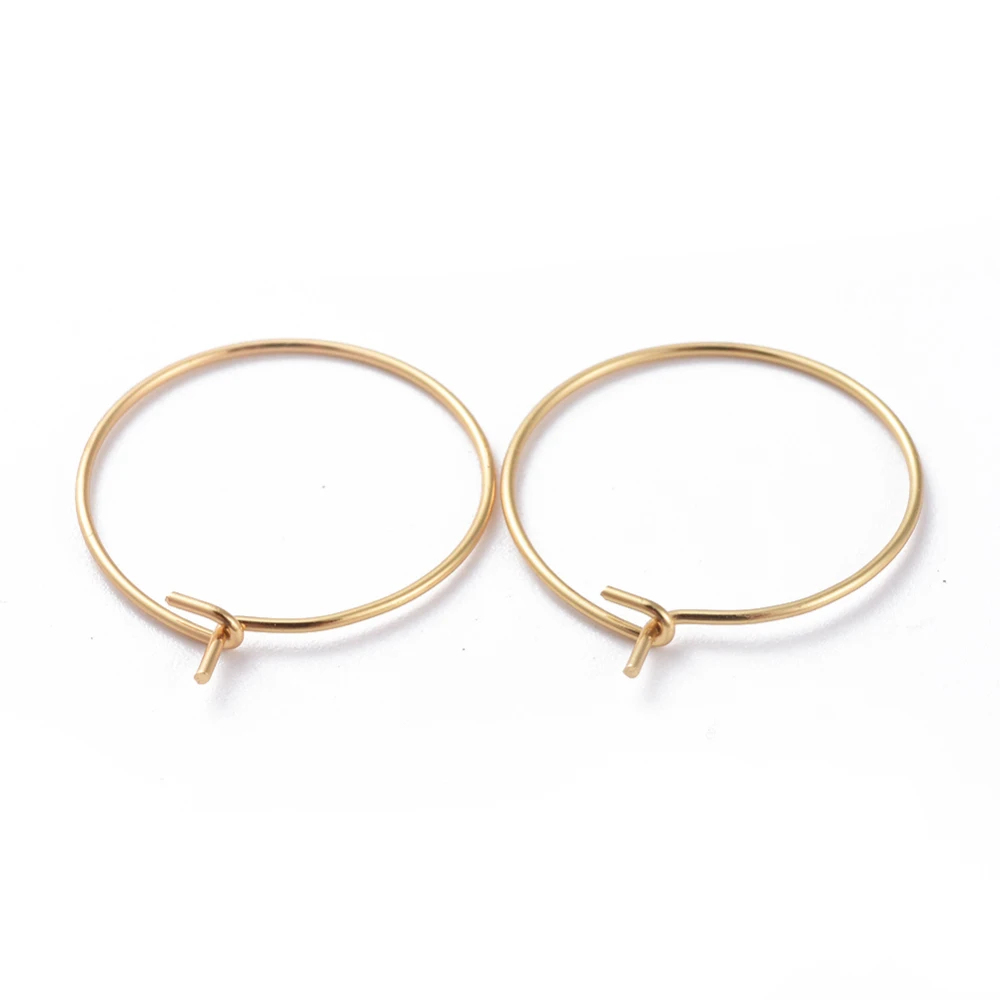 

Серьги-кольца из хирургической нержавеющей стали 316, 20 шт.