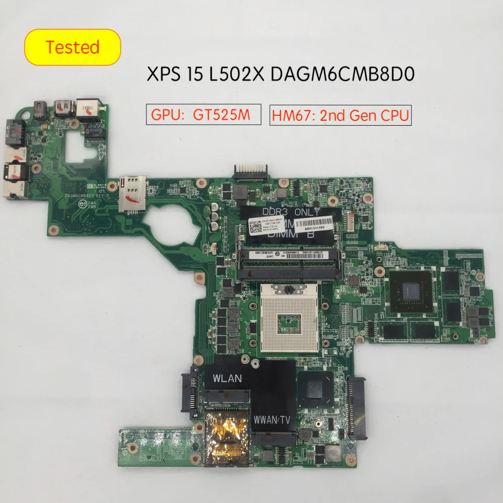 CN-0C47NF 0C47NF C47NF материнская плата для ноутбука dell XPS 15 L502X DAGM6CMB8D0