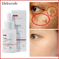 arbutin whitening serum dark spot freckle removal essence brighten skin fade melanin firming anti wrinkle whiten face skin care