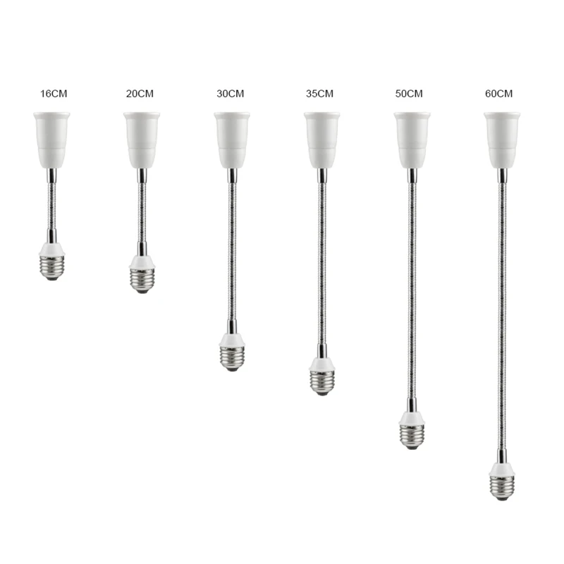 

E27 to E27 Extender Lamp Holder Base Bulb Extend Extension Socket Adapter