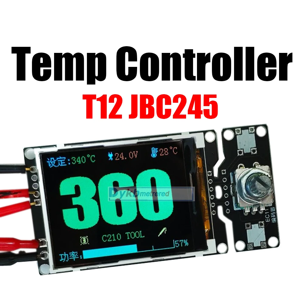 

2 Inch T12 Control Board Color Display JBC245 210 936 Digital Soldering Iron Soldering Station Controller FOR 12V 24V HAKKO