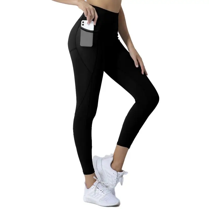 

Womens High Waist Yoga Leggings Pocket Pants Fitness Sport Gym Workout Trousers Yoga Pants Yoga Leggings
