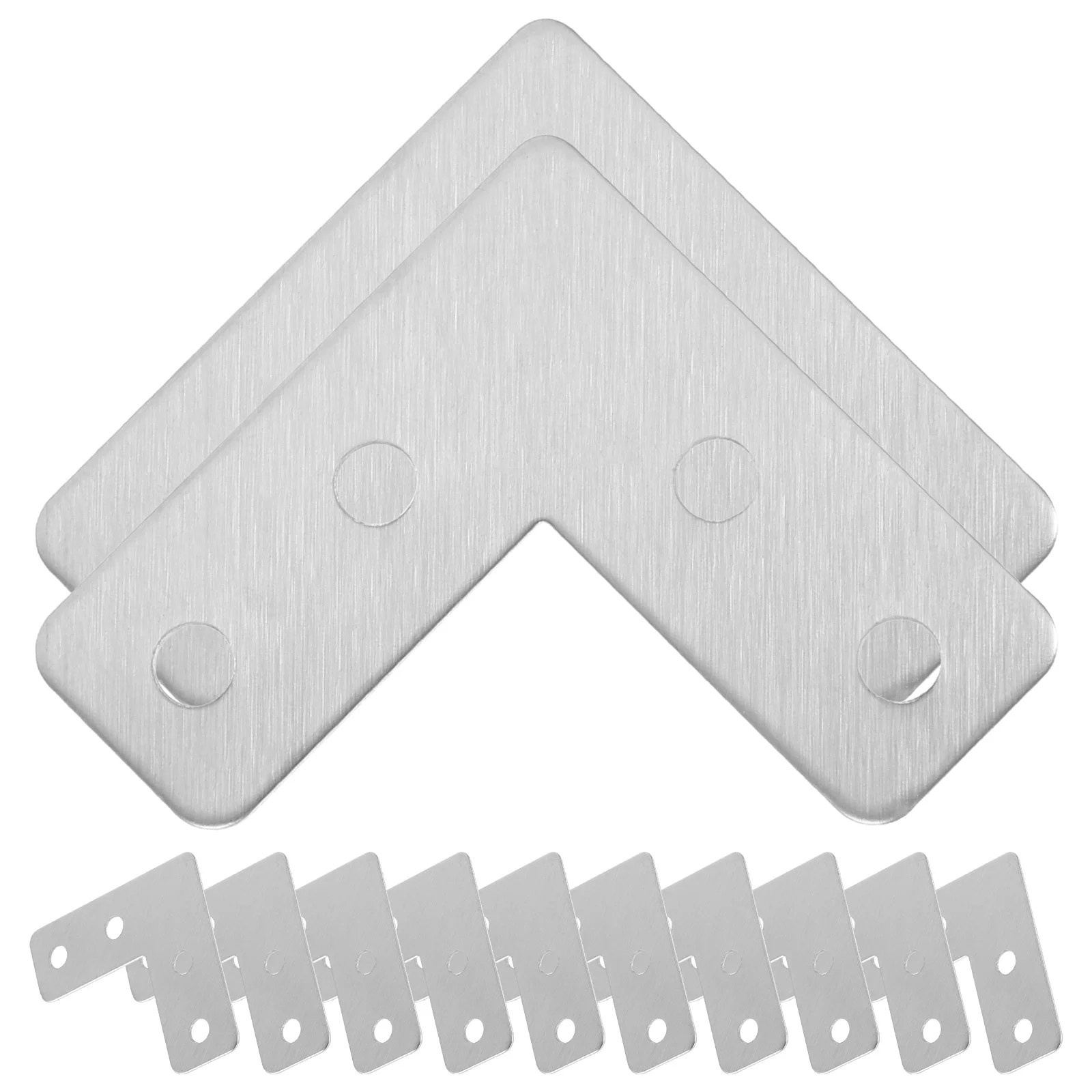 

40 Pcs Corner Braces Code Brackets Wood Stainless Steel 90 Degree Heavy Duty Small