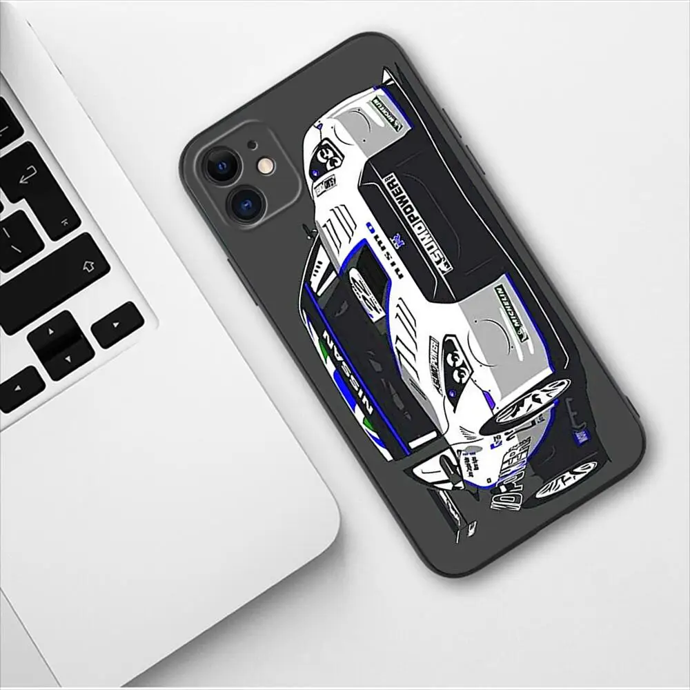 Japan JDM Nissan Sports Car Phone Case For Apple IPhone 13 12 11 14 Pro Max Mini SE XR X XS  Max 6 6S 8 7 plus TPU Fashion Cover