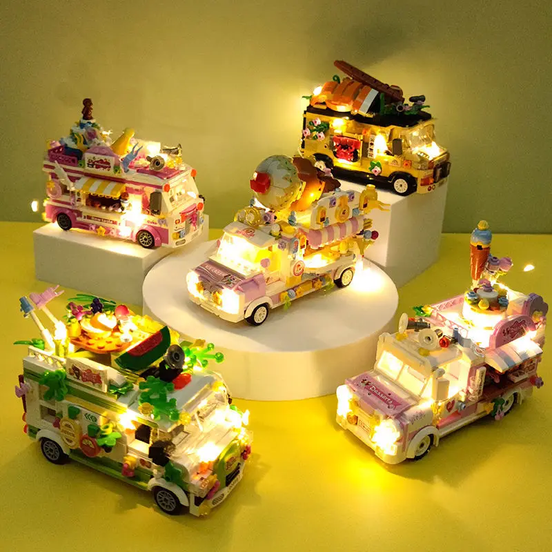 

Цветочный дом сказочный город микро строительные блоки MOC Алмаз DIY конструктор развивающая игрушка Детские блоки Детские Подарки Девочка