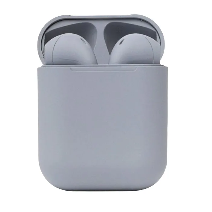 

Беспроводные наушники TWS i12 с анимацией и сенсорным управлением, серый